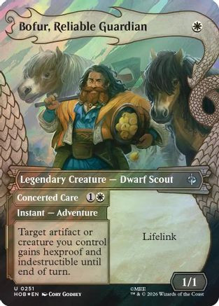 Bofur, Reliable Guardian (Showcase) (Surge Foil) (HOB-251) - The Hobbit Foil、Wizards of the Coast、kayou