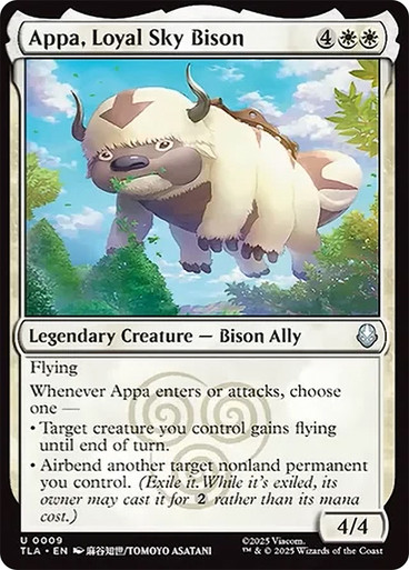 Appa, Loyal Sky Bison、Magic: The Gathering、kayou