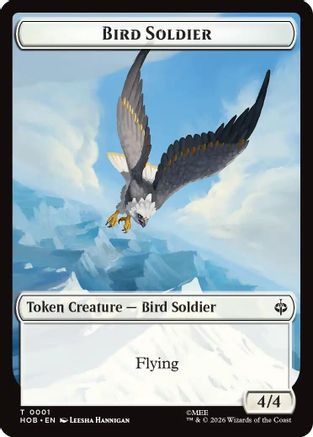 Bird Soldier // Axe Double-Sided Token (HOB-1 // 10) - The Hobbit、Wizards of the Coast、kayou