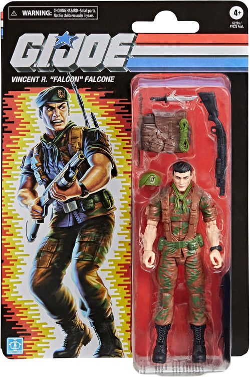 GI Joe Classified Series Vincent R. Falcon Falcone Action Figure Retro Cardback (Pre-Order ships October)、ToyWiz、kayou