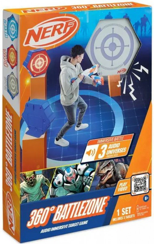 NERF 360 Battlezone Game LED Targets & Sound FX、ToyWiz、kayou