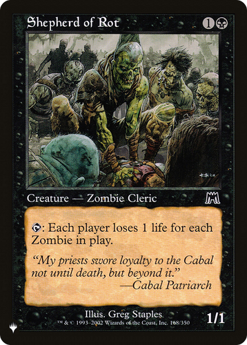 Shepherd of Rot (LIST-168/350) - The List、Wizards of the Coast、kayou