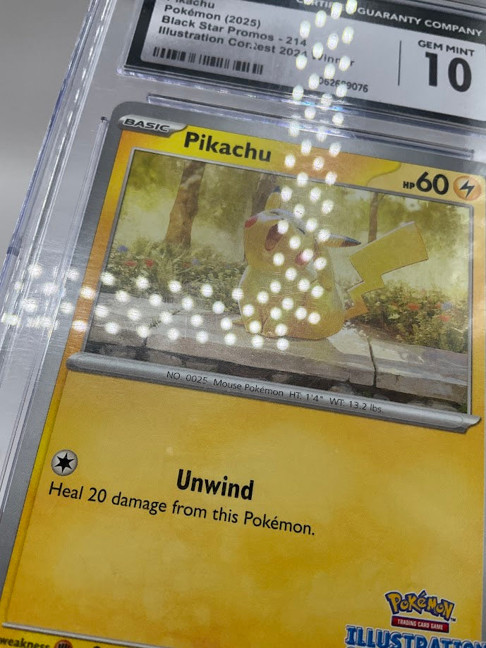 Pikachu Pokemon Illustration Contest 2024 Winner Promo #214 CGC 10 #4、Collector Store LLC Gaming、kayou