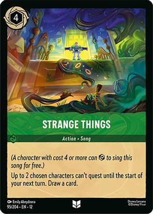 Strange Things (95/204) - Wilds Unknown Cold Foil、Ravensburger、kayou