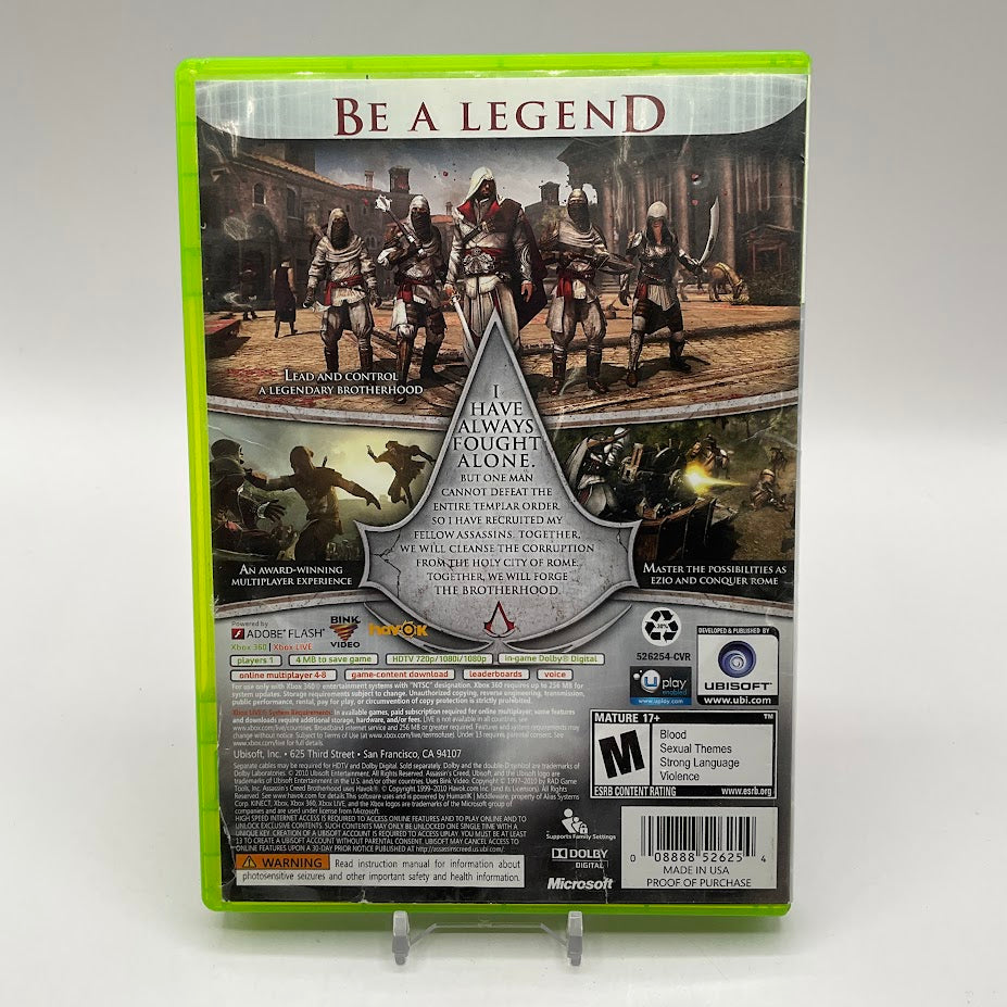 Assassin's Creed: Brotherhood Xbox 360 Used #2、Collector Store LLC - VG、kayou