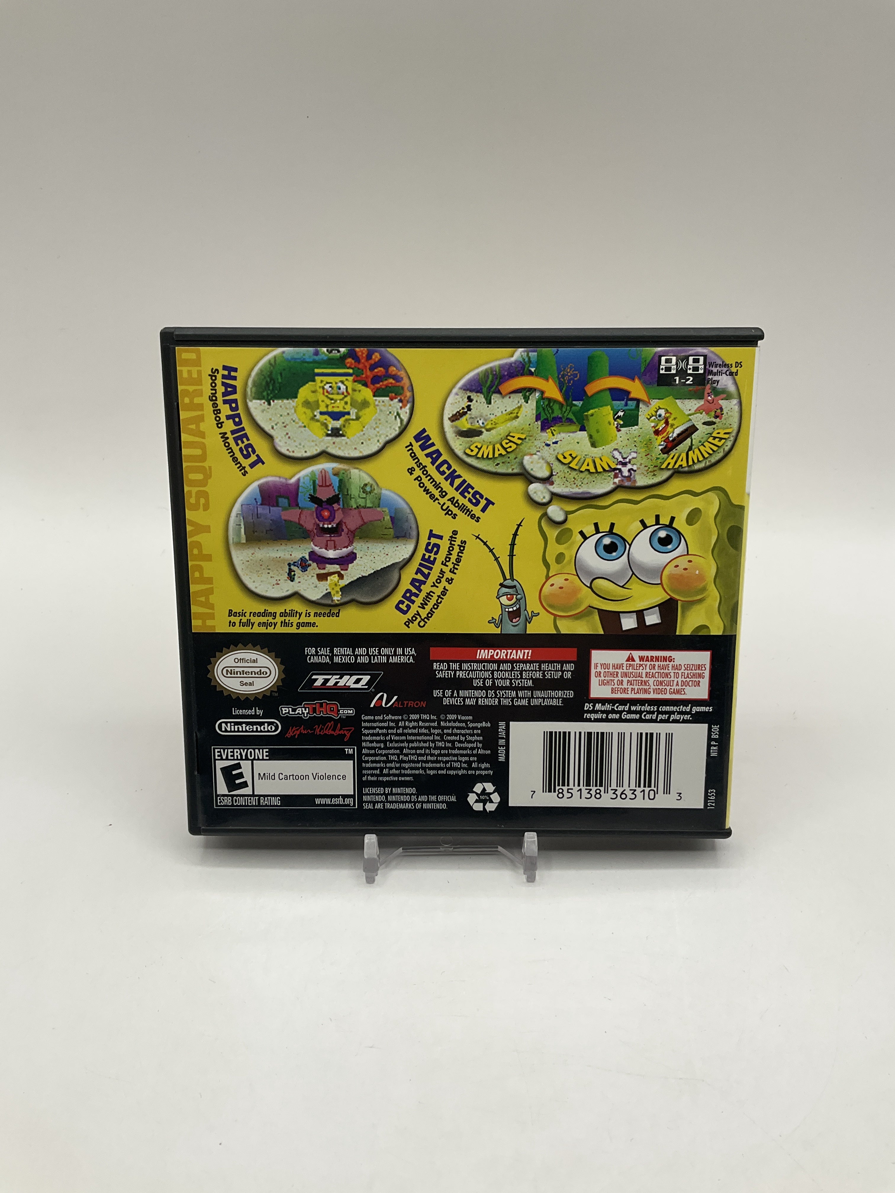 SpongeBob's Truth or Square Nintendo DS Used、Collector Store LLC - VG、kayou
