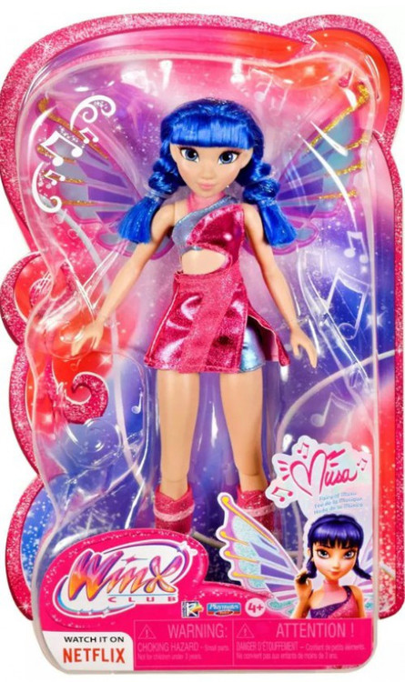 Winx Club Musa 11.5-Inch Fairy Doll Glitter Outfit & Removable Wings!, Damaged Package、ToyWiz、kayou