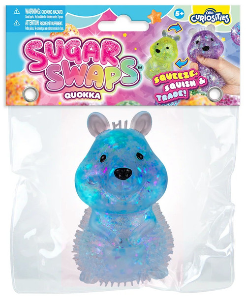 Sugar Swaps Quokka BLUE 2.5-Inch Squishy Squeeze Toy、ToyWiz、kayou