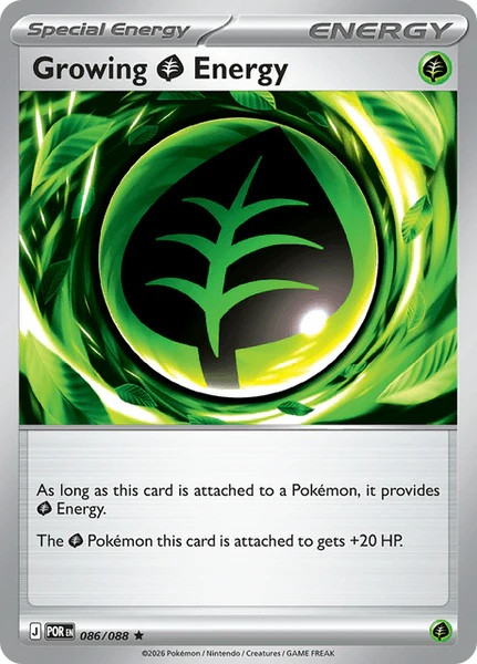ME Perfect Order 086/088 Growing Grass Energy (Non-Holo)、Pokemon、kayou