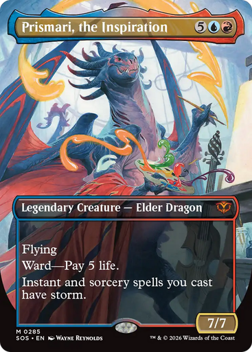 Prismari, the Inspiration (Borderless Art) | Secrets of Strixhaven、Magic: The Gathering、kayou