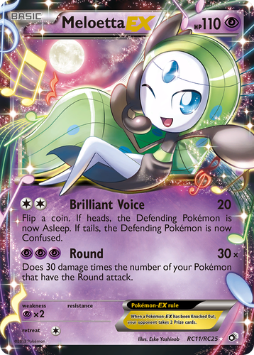 Meloetta-EX RC11/113 - Legendary Treasures Holofoil (MP)、The Pokémon Company、kayou