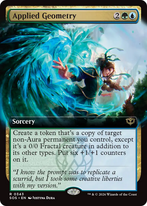 Applied Geometry (Extended Art Foil) | Secrets of Strixhaven、Magic: The Gathering、kayou