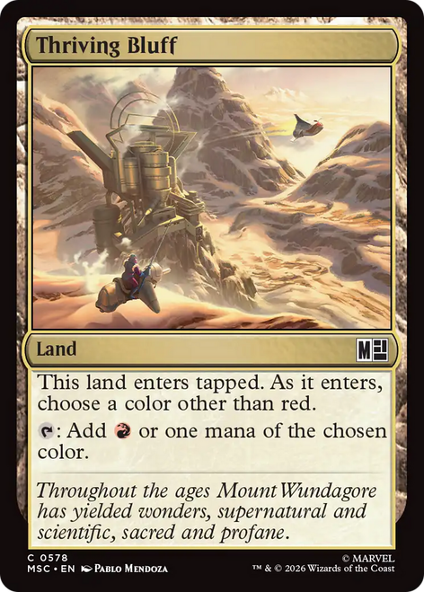 Thriving Bluff (Foil) | Marvel Super Heroes Commander、Magic: The Gathering、kayou