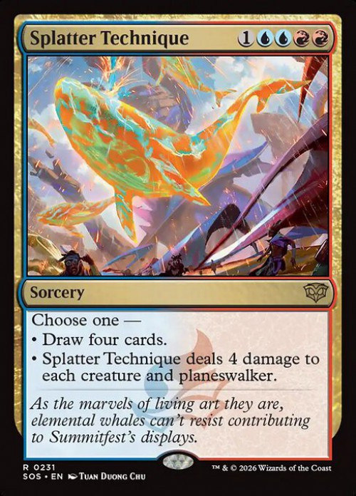 MtG Secrets of Strixhaven Rare Splatter Technique #231、ToyWiz、kayou