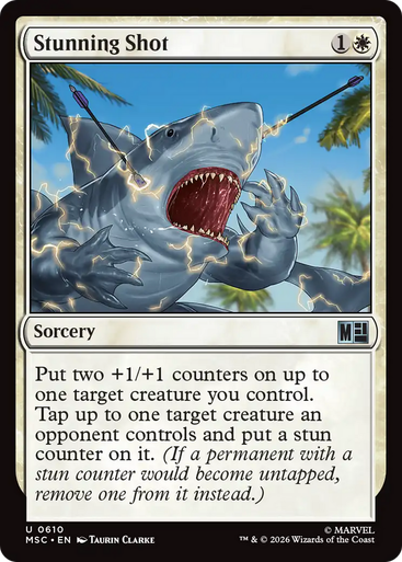 Stunning Shot (Foil) | Marvel Super Heroes Commander、Magic: The Gathering、kayou