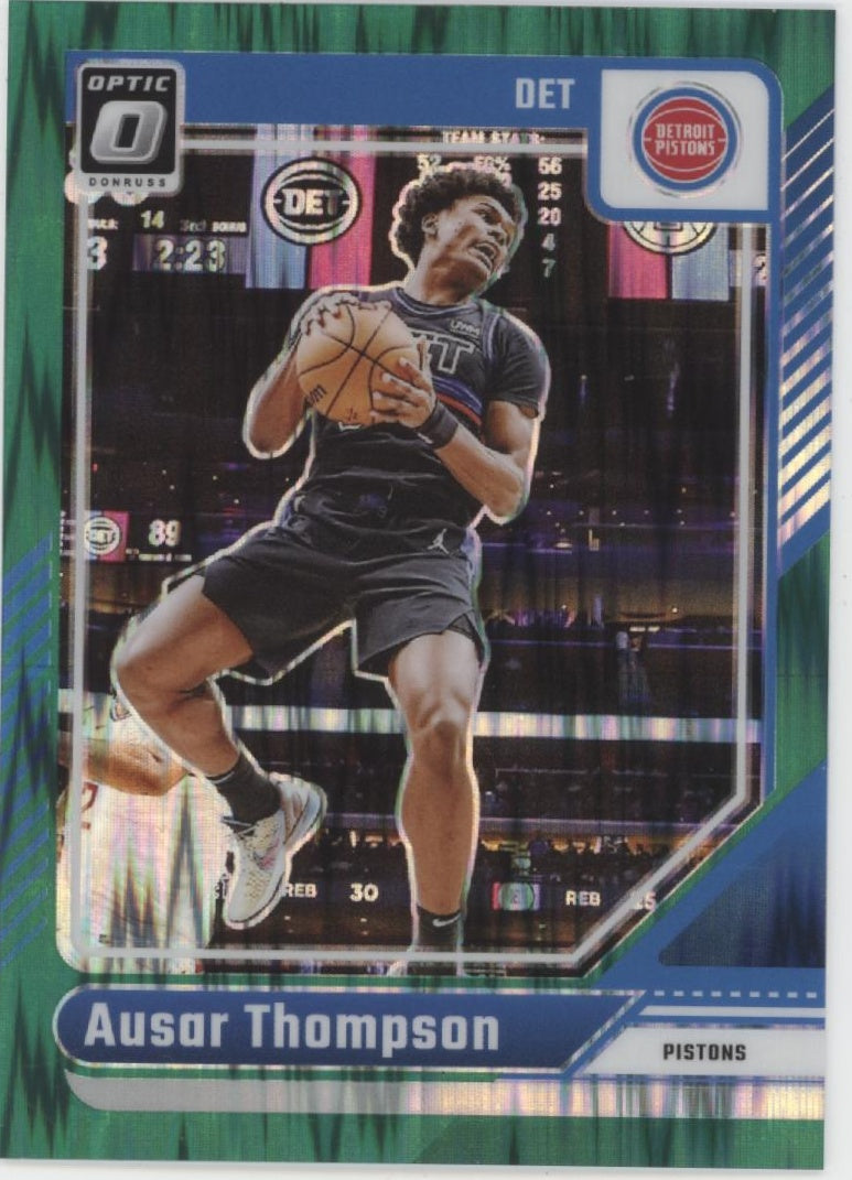 Ausar Thompson 2024-25 Panini Donruss Optic Green Shock Prizm 038/149 #143、Collector Store LLC、kayou
