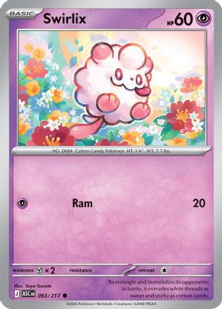 Swirlix 93 - ME Ascended Heroes、The Pokémon Company、kayou