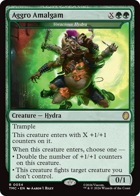 Voracious Hydra Aggro Amalgam (Surge Foil) | Teenage Mutant Ninja Turtles Eternal、Magic: The Gathering、kayou