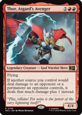 Thor, Asgard's Avenger (MSC-756) - Commander: Marvel Super Heroes、Wizards of the Coast、kayou