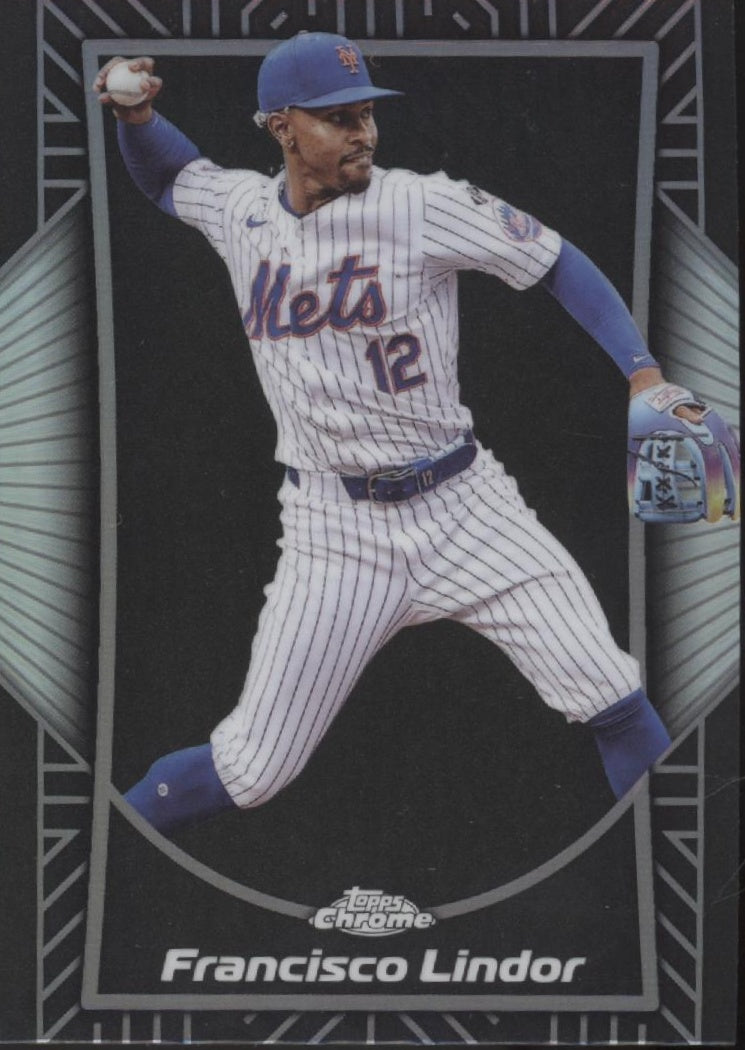 Francisco Lindor 2025 Chrome Shadow Etch #SE-8、Collector Store LLC、kayou