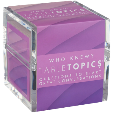TableTopics: Who Knew?、GameNerdz、kayou