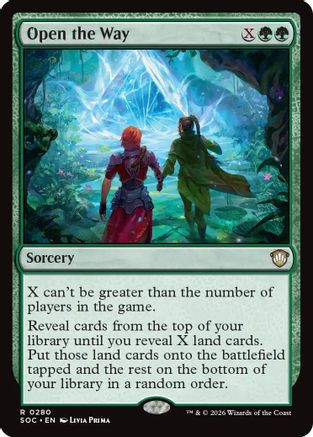 Open the Way (SOC-280) - Commander: Secrets of Strixhaven、Wizards of the Coast、kayou