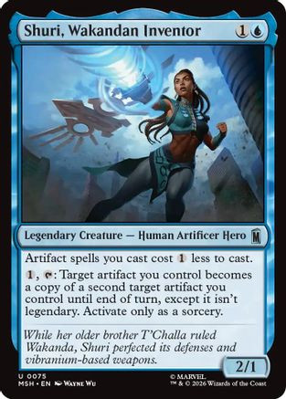 Shuri, Wakandan Inventor (MSH-075) - Marvel Super Heroes Foil、Wizards of the Coast、kayou
