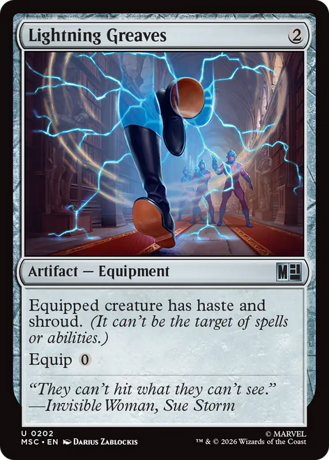 Lightning Greaves (Surge Foil) | Marvel Super Heroes Commander、Magic: The Gathering、kayou