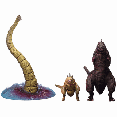 Shin Godzilla: Godzilla 2nd Form & 3rd Form & Giant Unidentified Creature Set TAMASHII NATIONS S.H.MonsterArts Action Figures (PREORDER)、Bandai Hobby、kayou