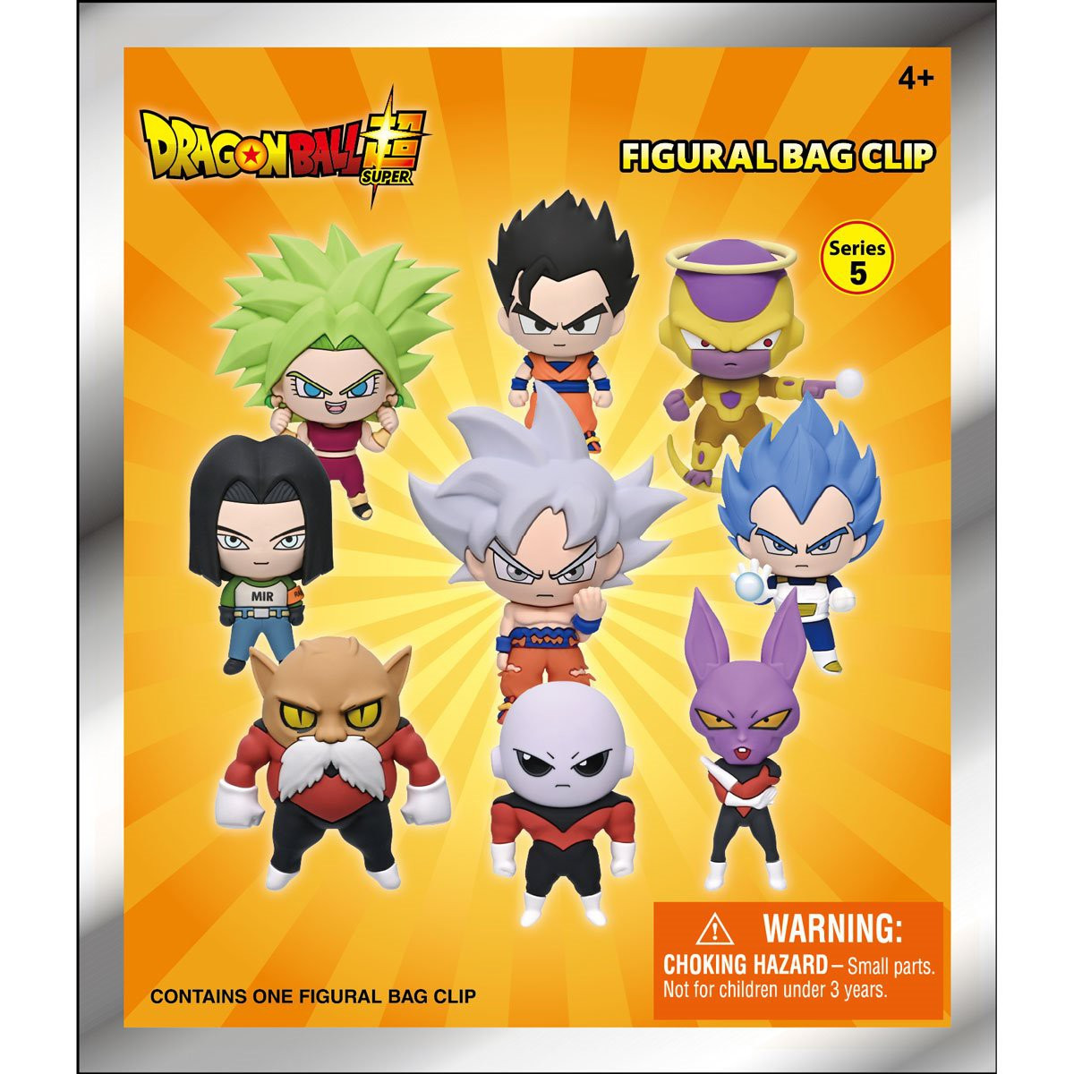 Dragon Ball Z 3D Figural Foam Bag Clip Dragon Ball Super Series 5 Mystery Pack 1 RANDOM Figure、ToyWiz、kayou