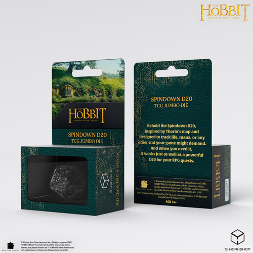 The Hobbit Spindown D20 - Umbral TCG Jumbo Die、Q Workshop、kayou