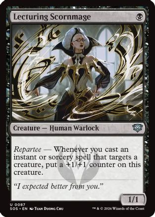 Lecturing Scornmage (SOS-087) - Secrets of Strixhaven Foil、Wizards of the Coast、kayou