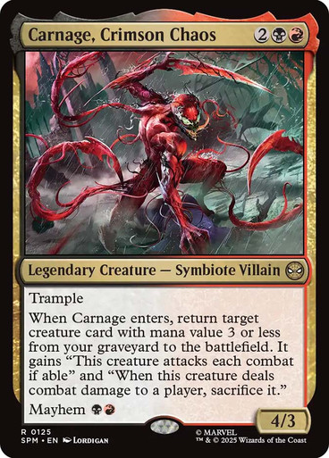 Carnage, Crimson Chaos、Magic: The Gathering、kayou