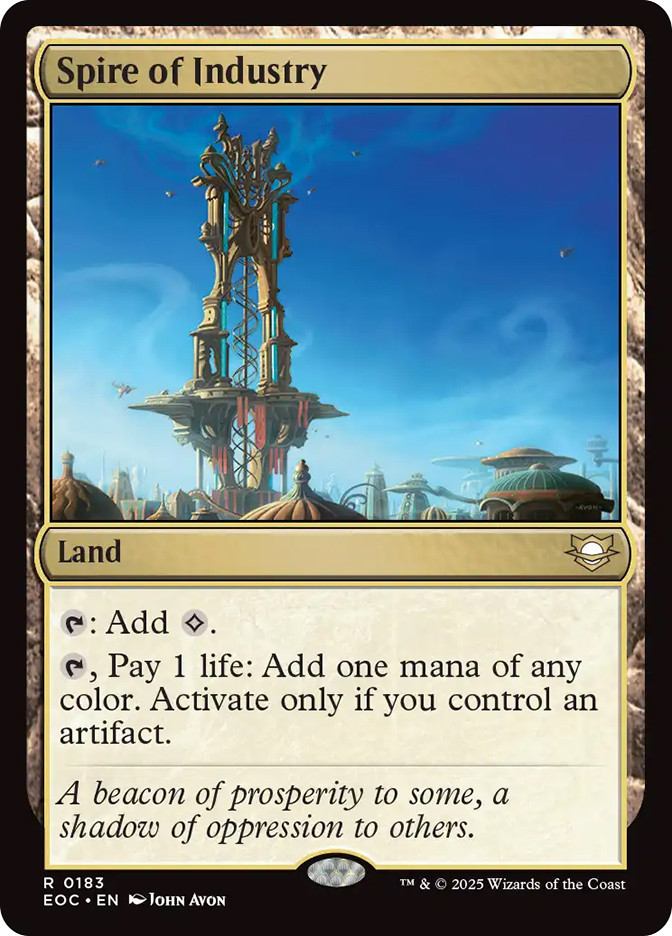Spire of Industry、Magic: The Gathering、kayou