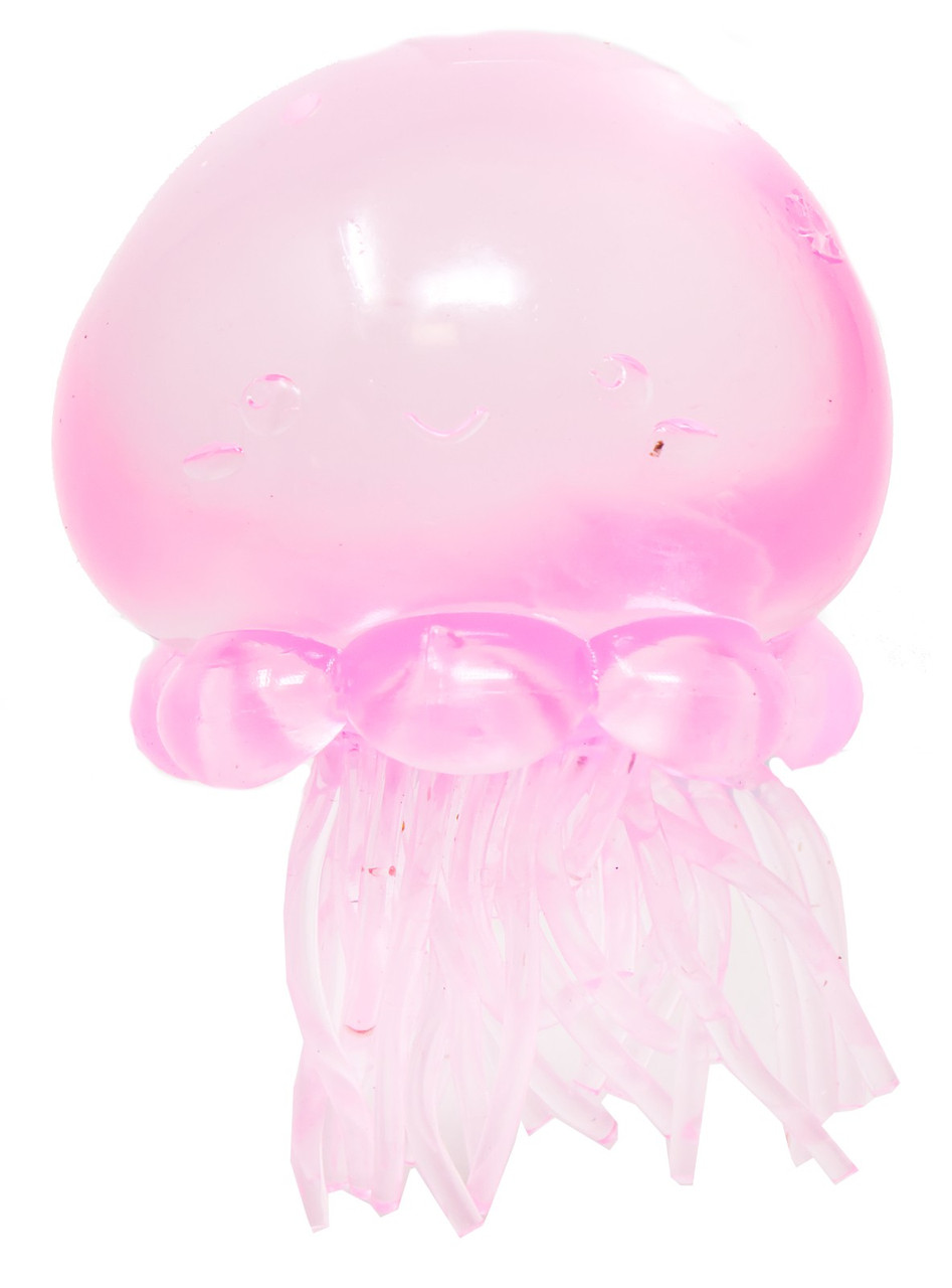 Maltose Jellyfish PINK 4-Inch Squeeze Toy、ToyWiz、kayou
