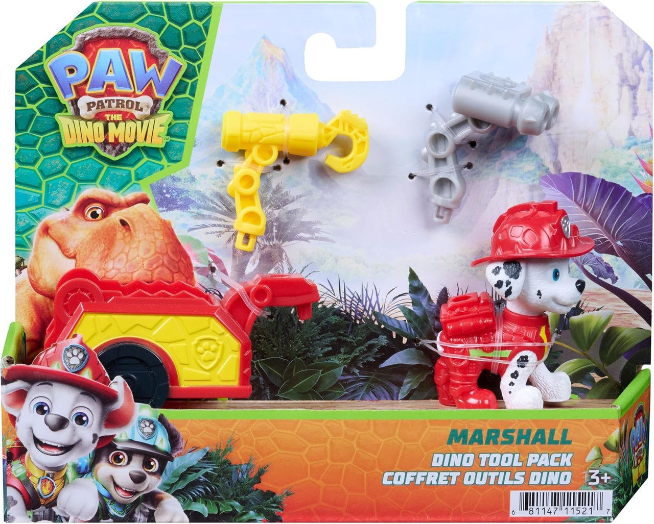 Paw Patrol The Dino Movie Marshall Dino Tool Pack Figure Set、ToyWiz、kayou