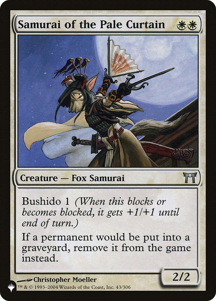 Samurai of the Pale Curtain (LIST-43/306) - The List、Wizards of the Coast、kayou