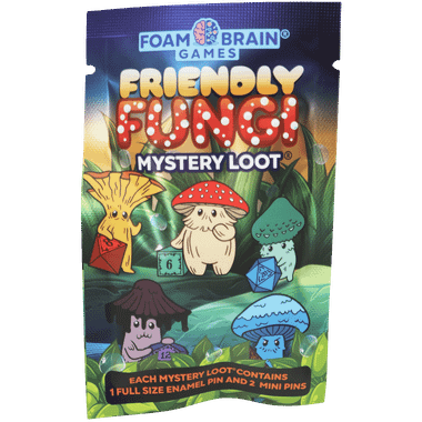Mystery Loot: Friendly Fungi Pins - Blind Pack、Foam Brain Games、kayou