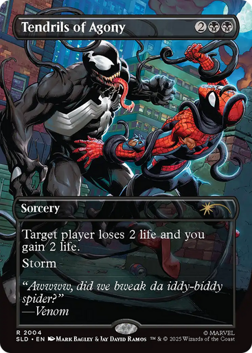 Tendrils of Agony (Foil) (Secret Lair - Marvel's Spider-Man: Venom Unleashed Colors) | Secret Lair Drops、Magic: The Gathering、kayou