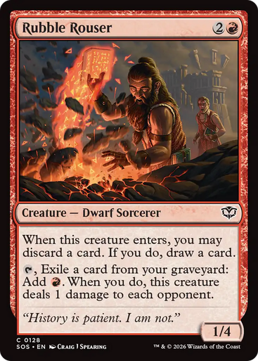 Rubble Rouser (Foil) | Secrets of Strixhaven、Magic: The Gathering、kayou