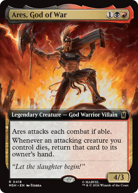 Ares, God of War (Extended Art) | Marvel Super Heroes、Magic: The Gathering、kayou