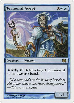 Temporal Adept (8ED-106) - 8th Edition Foil、Wizards of the Coast、kayou