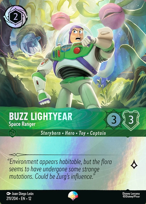 Buzz Lightyear - Space Ranger (Epic Rare) | Wilds Unknown、Disney Lorcana、kayou