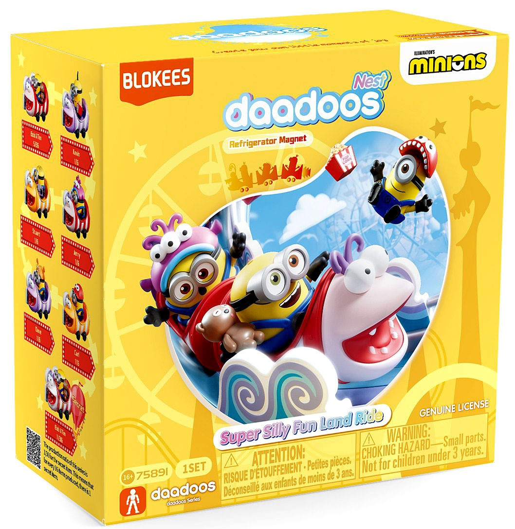 Minions daadoos Nest Series 01 Super Silly Funland Ride Mystery Pack 1 RANDOM Character、ToyWiz、kayou