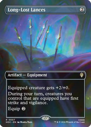Long-Lost Lances (Borderless) (HOC-007) - The Hobbit: Eternal-Legal Foil、Wizards of the Coast、kayou