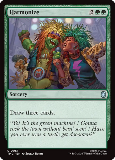Harmonize (Surge Foil) | Teenage Mutant Ninja Turtles Eternal、Magic: The Gathering、kayou