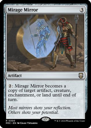Mirage Mirror (Ripple Foil) (M3C-300) - Modern Horizons 3 Commander Foil、Wizards of the Coast、kayou