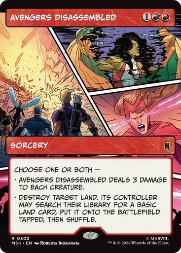 Avengers Disassembled (Borderless Panel Foil) | Marvel Super Heroes、Magic: The Gathering、kayou