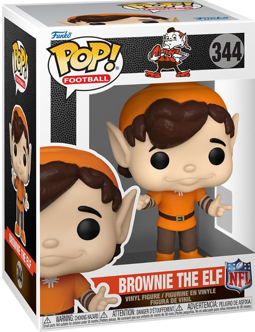 Funko NFL Cleveland Browns POP! Football Mascots Brownie The Elf Vinyl Figure #344、ToyWiz、kayou