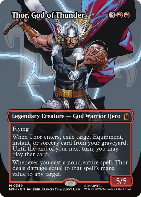 Thor, God of Thunder (Logo Art) | Marvel Super Heroes、Magic: The Gathering、kayou